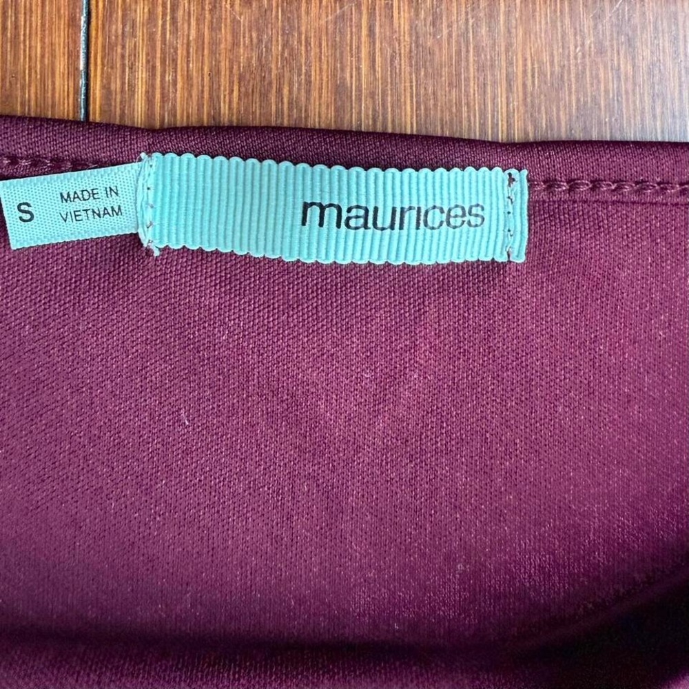 Maurice's Purple Ruffle Trim Tank - Picture 3 of 6
